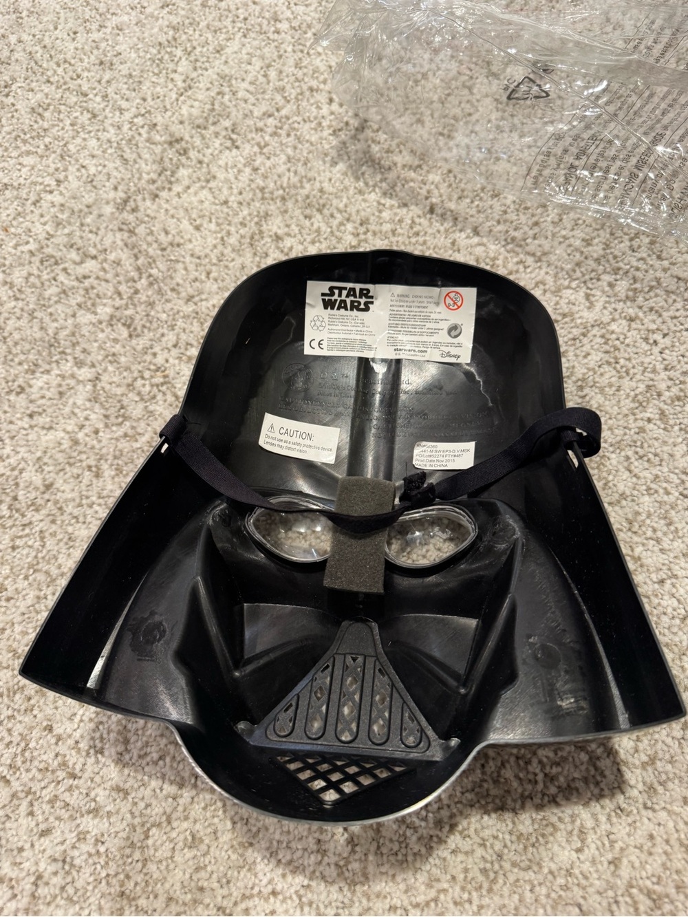 Star Wars Darth Vader Halloween Costume Set with Mask - Size Large - Picture 7 of 10